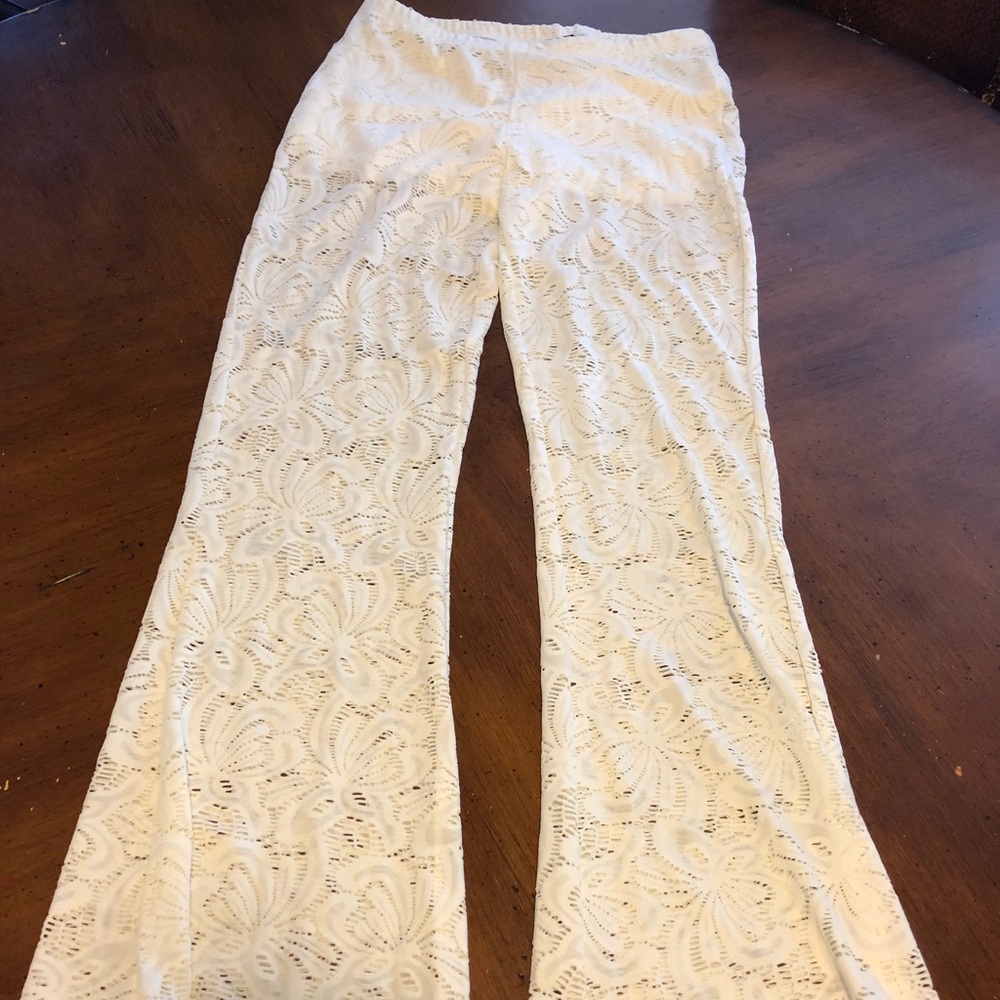 Flare leg swimsuit cover up pants